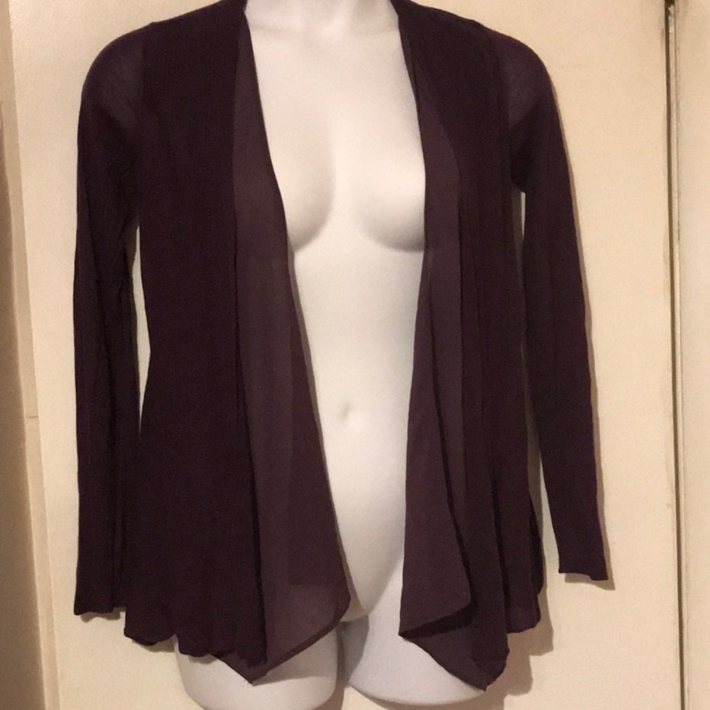 Purple Simply Vera Wang Cardigan
